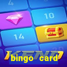 bingo card generator with pictures